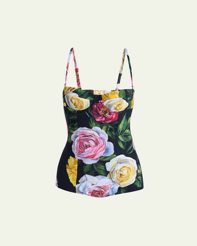 St. Peonie Rose One-Piece Swimsuit